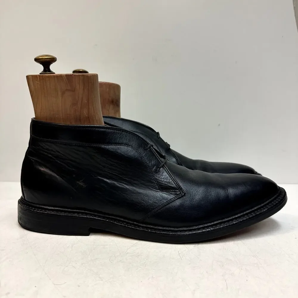VGUC Allen Edmonds x Polo Ralph Lauren Chukka Boot Black Calf Made in USA 12 D